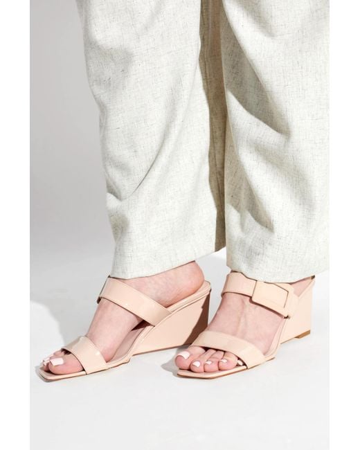 Roger Vivier Pink Wedge Sandals 'Belle'