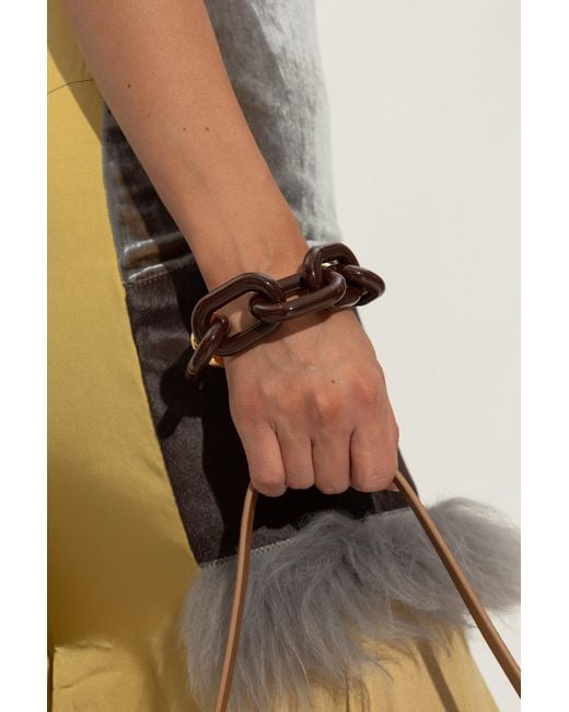 Marni Pink Bracelet With Decorative Links