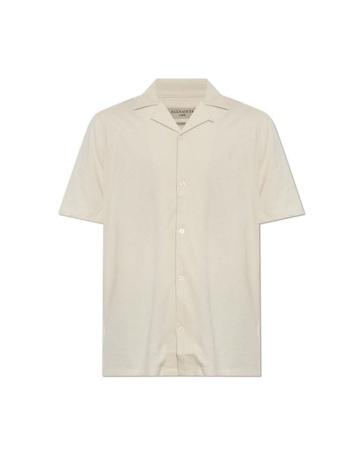 AllSaints White 'Hudson' Shirt for men