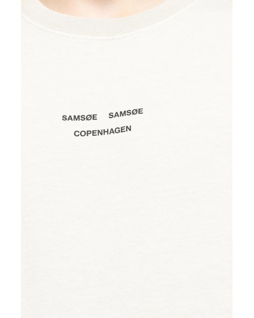 Samsøe & Samsøe White T-Shirt 'Samarcus' for men