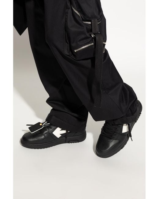 Off White c o Virgil Abloh Off Sports Shoes Out Of Office in Black for Men Lyst