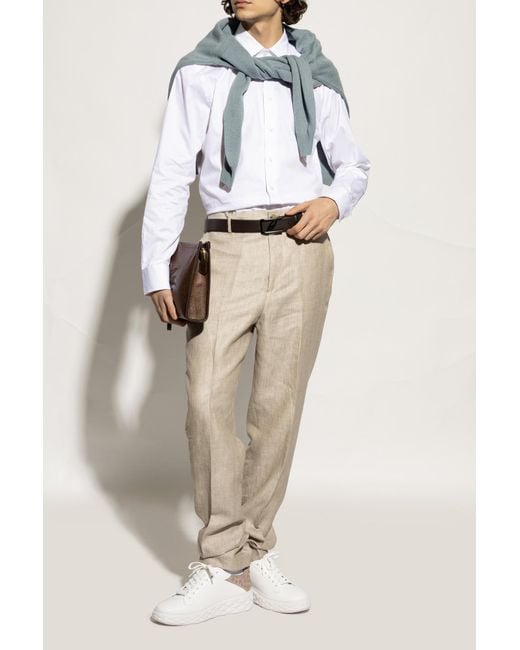 Jimmy Choo White Sports Shoes "Diamond Maxi" for men