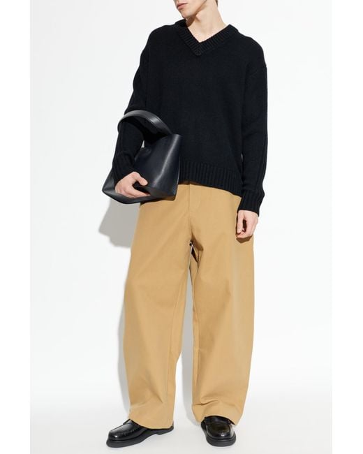 Lisa Yang Blue Sweater "Dan" for men