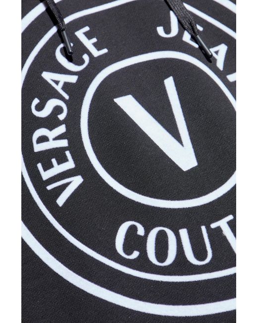 Versace Jeans Couture Black Hoodie for men