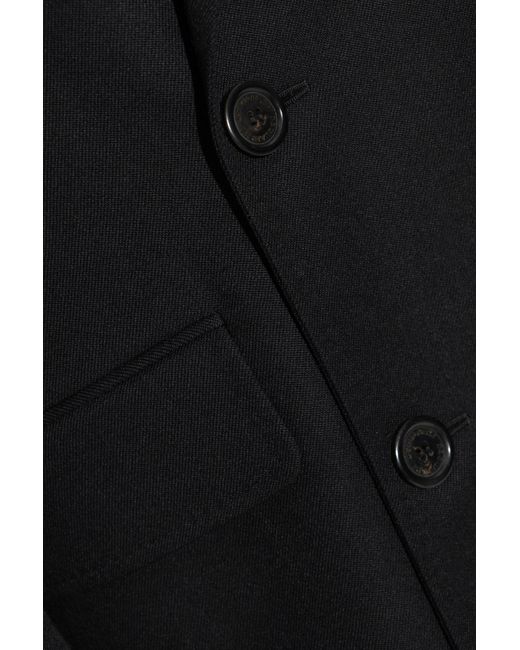 DSquared² Men's Black Wool Coat