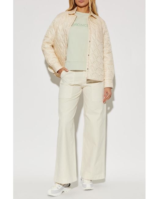 Moncler Natural Quilted Shirt