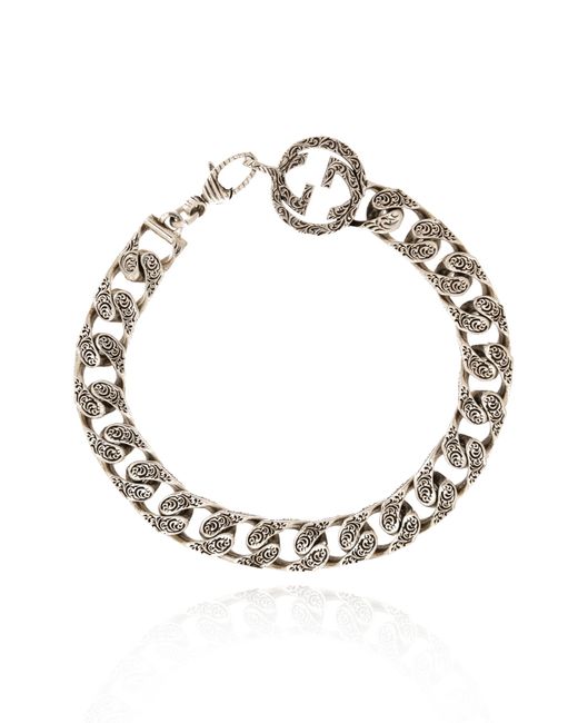 Gucci Metallic Silver Bracelet,