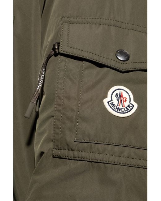 Moncler Green Reversible Jacket "Maulevrier" for men