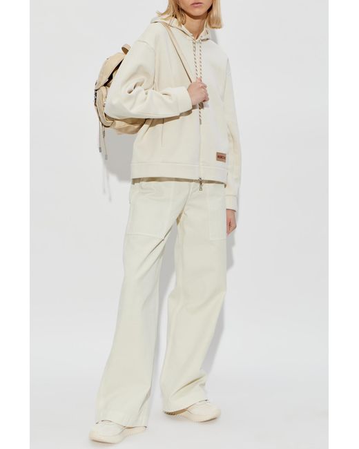 Moncler White Hoodie