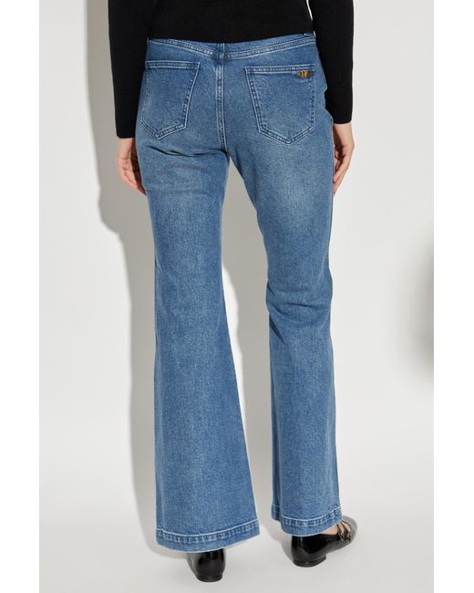 MICHAEL Michael Kors Blue Jeans With Flared Legs