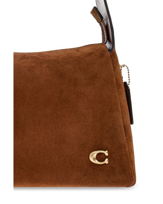 COACH Brown "Lola" Shoulder Bag