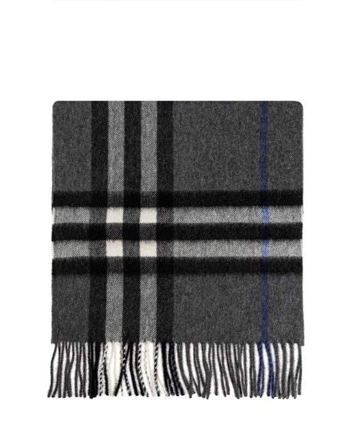 Burberry Black Wool Scarf "Giant