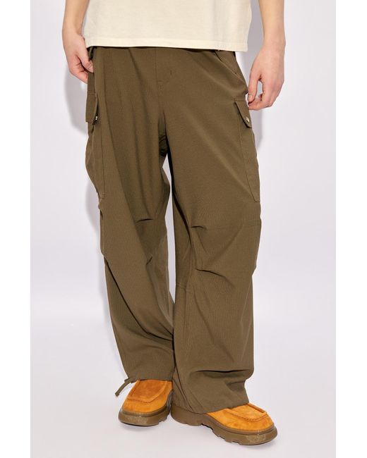 Rhude Green Cargo Trousers for men
