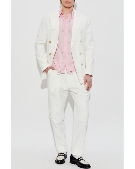 DSquared² White Linen Suit for men