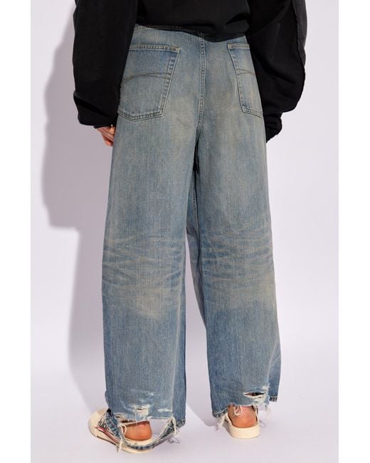 Balenciaga Blue Jeans With A ‘Vintage’ Effect, '