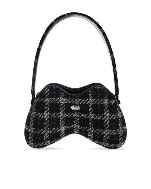 DIESEL Black Shoulder Bag 'Play Double-D'
