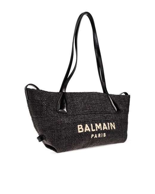 Balmain Black Shopper-Type Bag