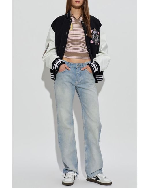 Off-White c/o Virgil Abloh Pink Polo With Patch