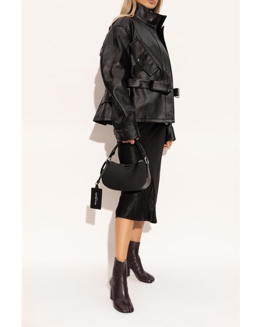 Maison Margiela Black Ankle Boots With "Tabi" Cut-Out