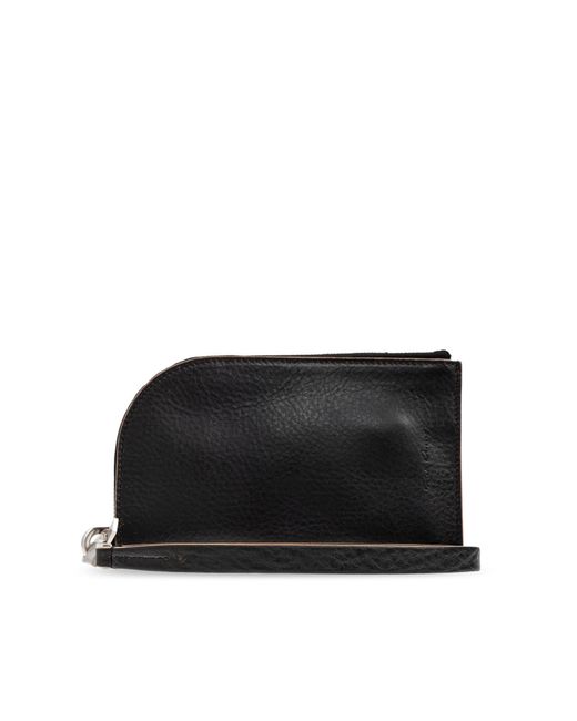 Rick Owens Black Leather Belt Bag