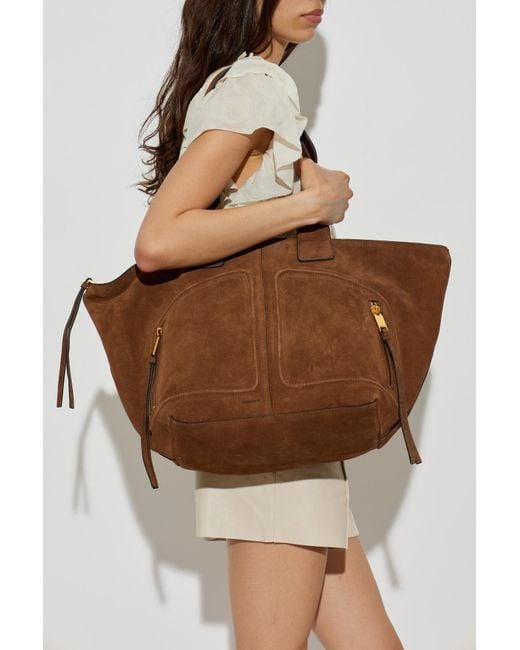 AllSaints Brown Jean Rey Bag