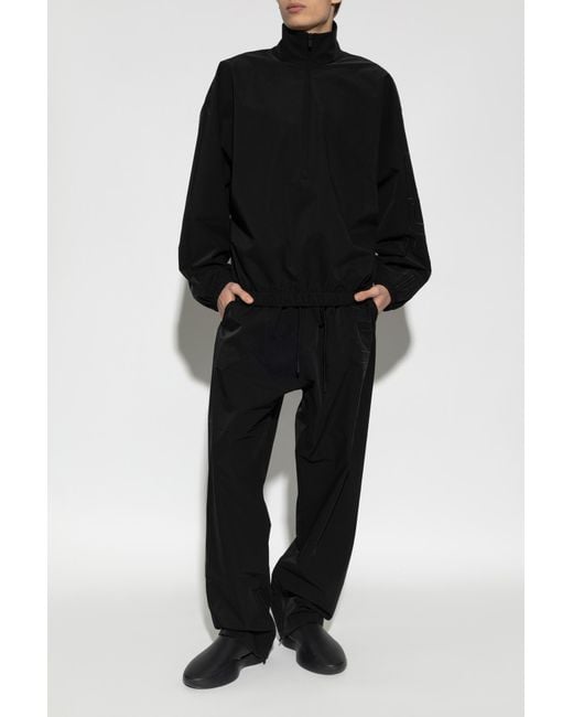 Fear Of God Black Jacket With Stand-Up Collar for men