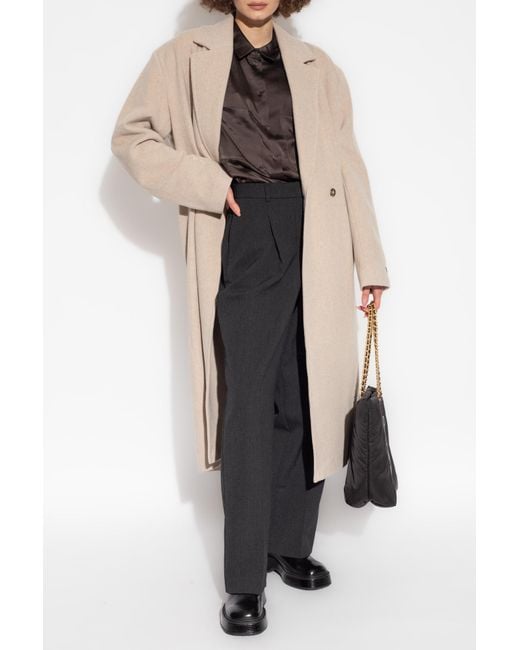 Herskind Natural 'zion' Wool Coat,