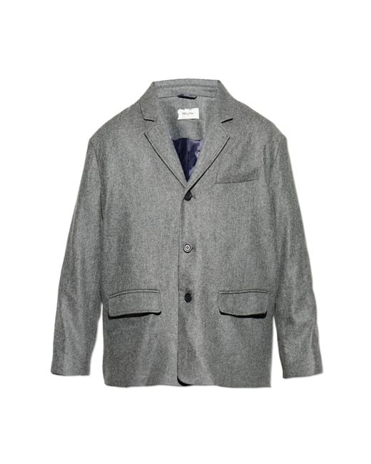 American Vintage Gray Wool Blazer for men