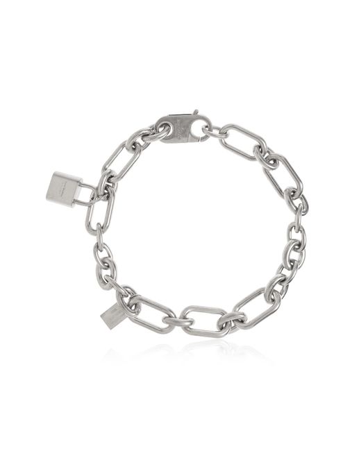 Acne Metallic Necklace With Decorative Pendant