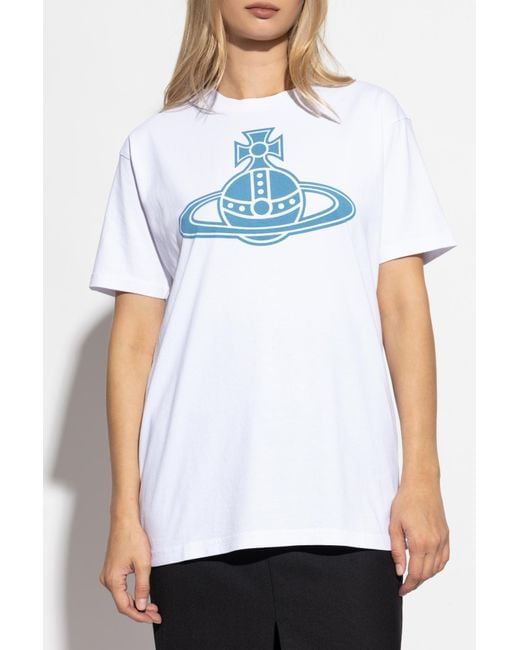 Vivienne Westwood Blue Classic Type T-Shirt
