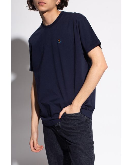 vivienne westwood blue t shirt