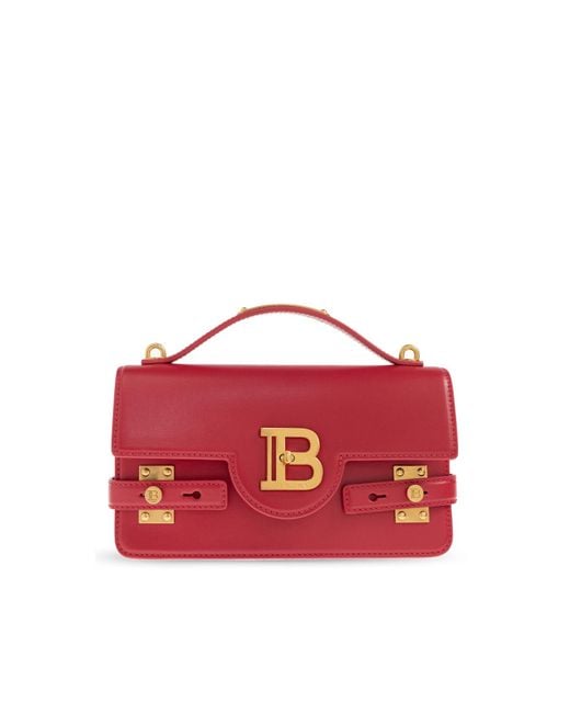 Balmain Red Handbag "B-Buzz 24"