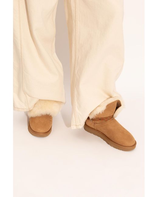 Ugg Brown Snow Boots 'W Bailey Tie'