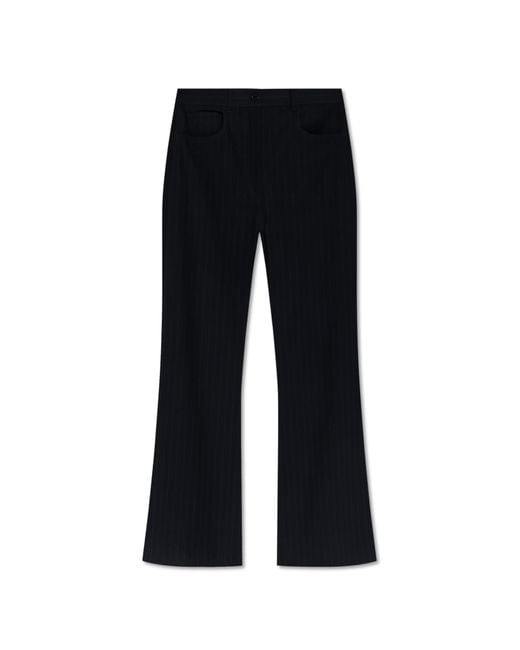 Acne Black Creased Trousers