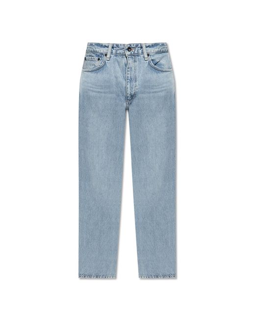 Rag & Bone Blue Straight Leg Jeans for men