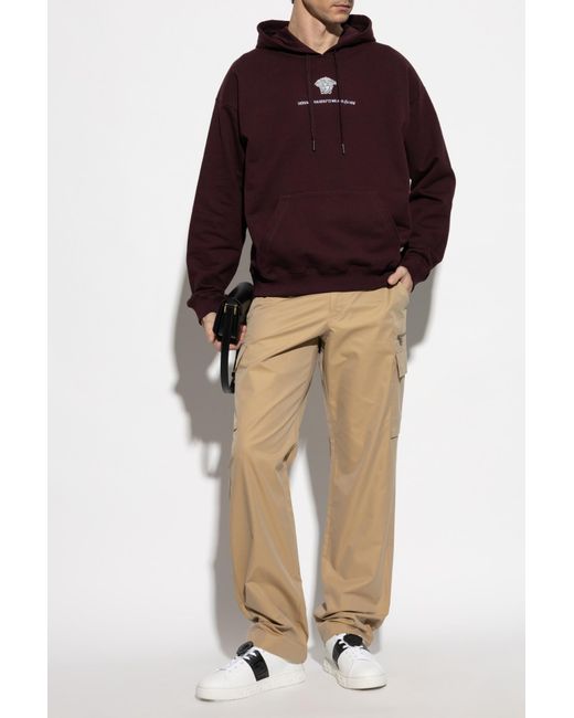 Versace Natural Trousers With Pockets for men