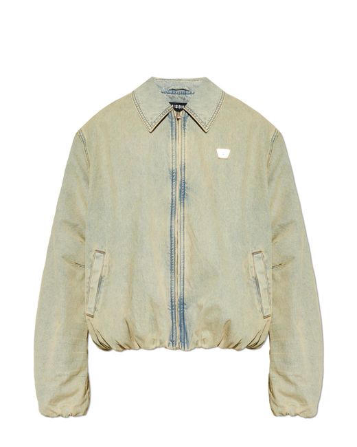 M I S B H V Blue Denim Jacket With 'Vintage' Effect for men