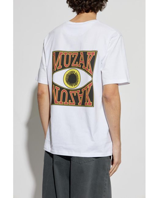 Bally White T-Shirt With Print for men