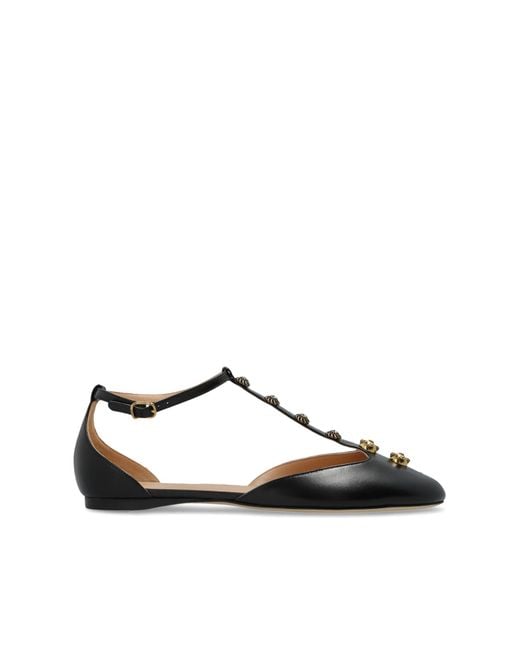 Chloé Black 'Celeste' Ballerinas