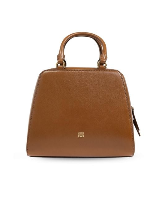 Givenchy Brown 'Antigona Cube Mini' Shoulder Bag
