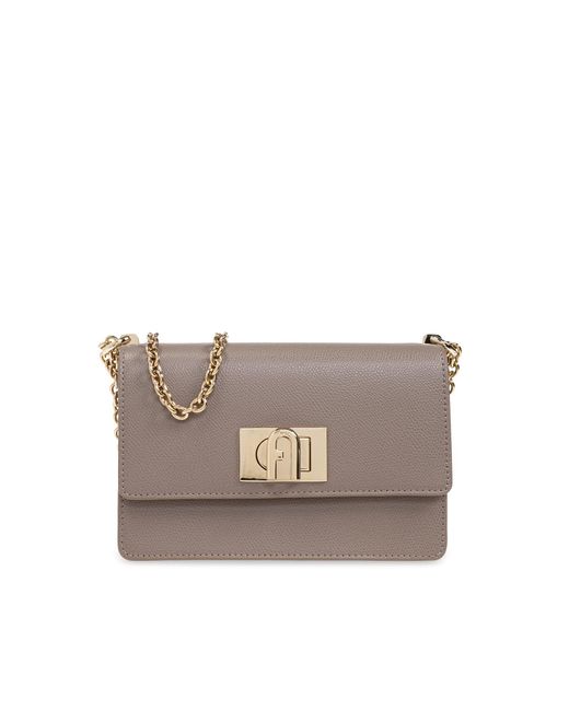 Furla Gray Shoulder Bag 1927 Mini