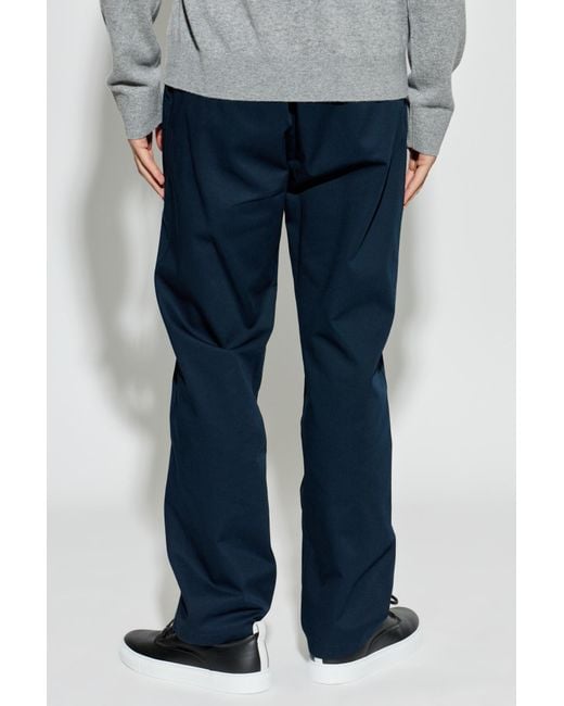 Givenchy Black Trousers With Logo for men