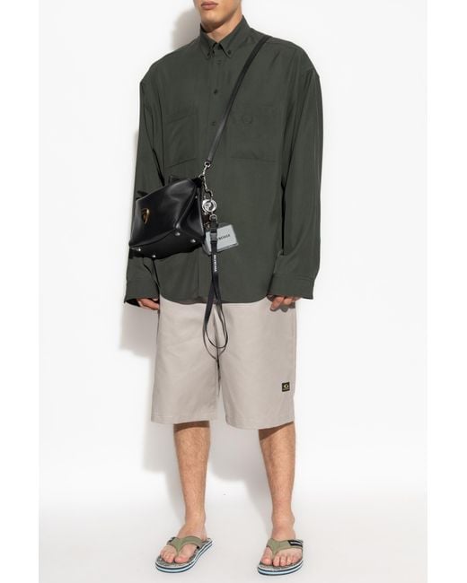 Balenciaga Gray Shirt With Logo for men