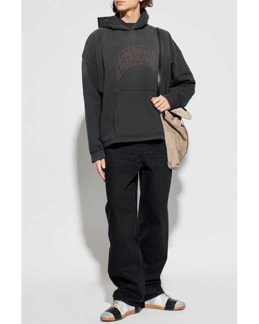 Represent Gray Sweatshirt With Logo for men