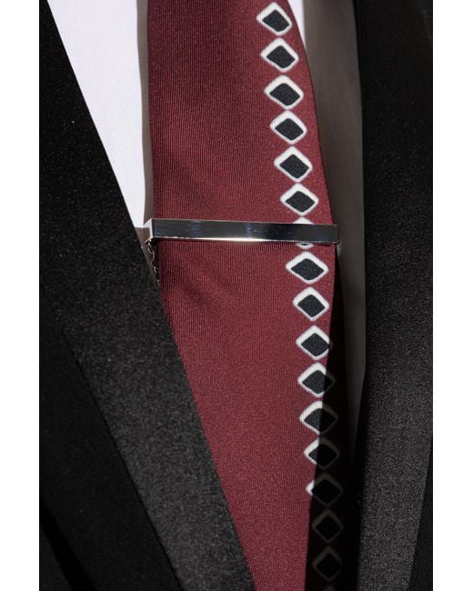 Dolce & Gabbana White Tie Clip for men