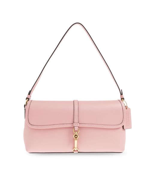 COACH 'hamptons' Shoulder Bag, in Pink | Lyst