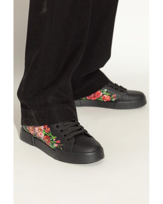 Dolce & Gabbana Black Sneakers