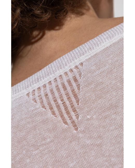 Alaïa White Loose-Fit Dress