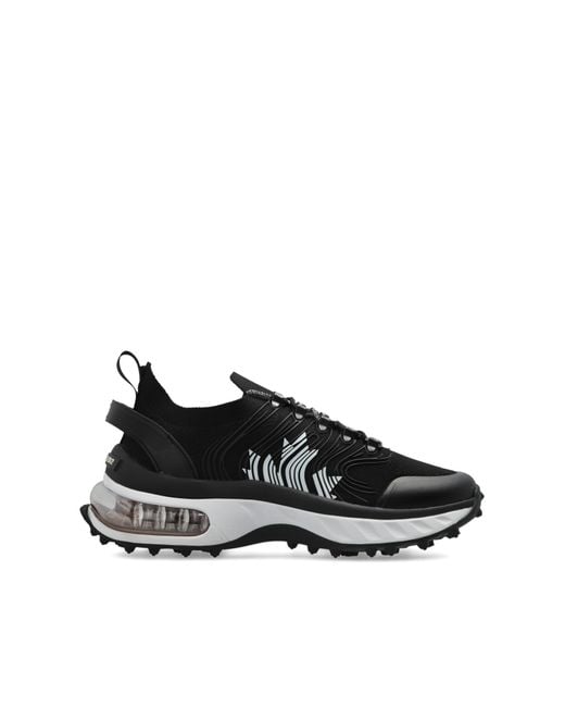 DSquared² Black 'Bubble' Sports Shoes for men