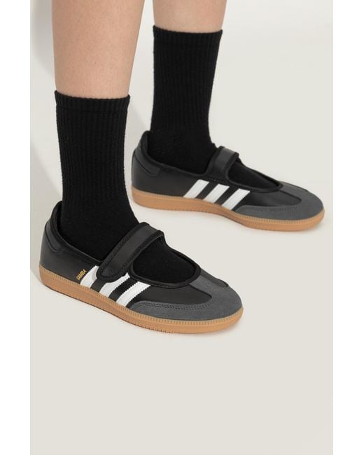 Adidas Originals Black Sports Shoes "Samba Jane W"